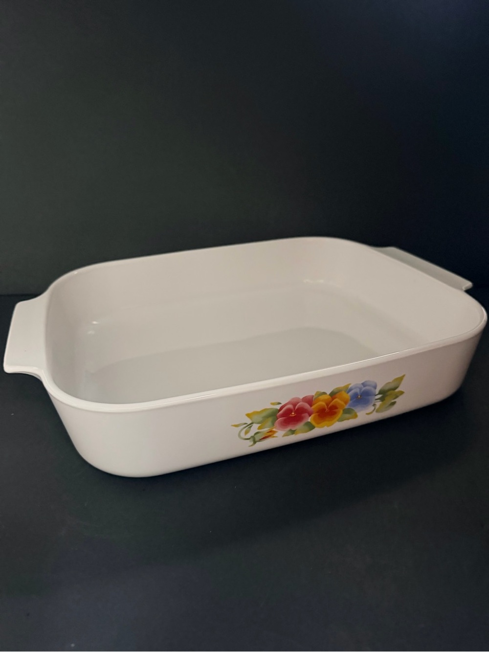 Corning ware Summer Blush A-21 B-N Baking Dish 12x10x2,5” Lasagne Pan Casserole